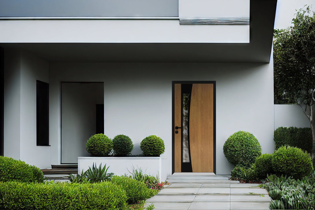 Exterior Aluminum Single Door | Cynex 6116 | Hinges Handle – Homenetics