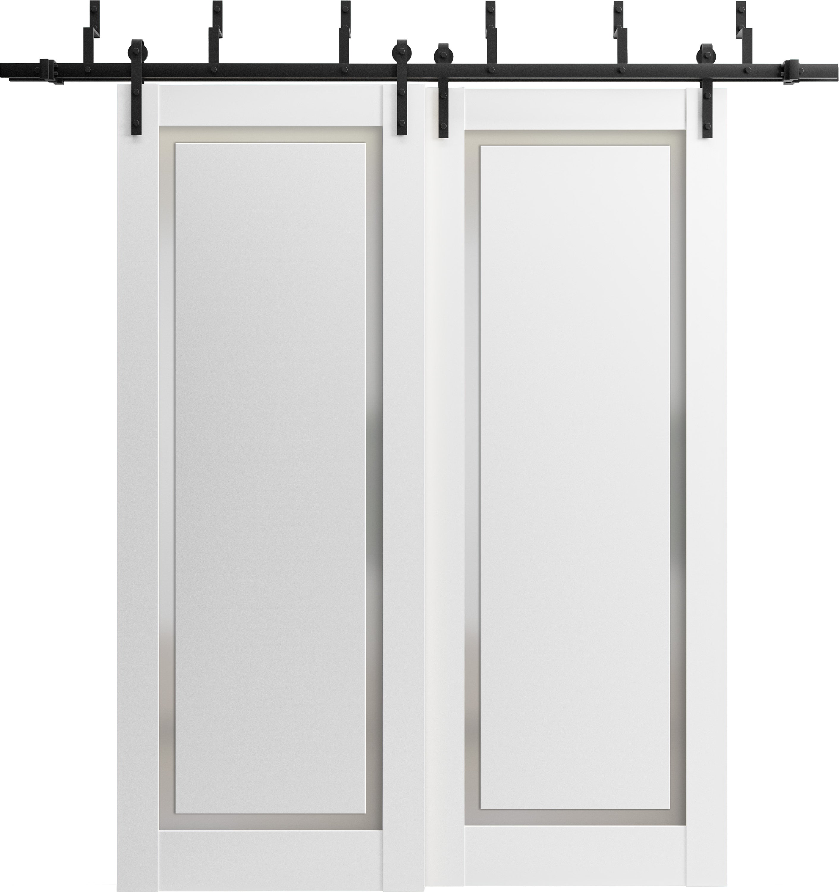 Interior Barn Bypass Door | Planum 0888 | Hinges Handle – Homenetics