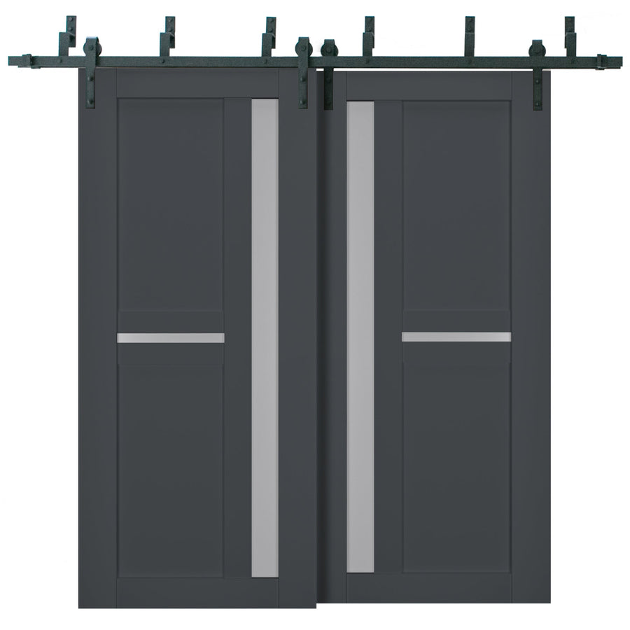 Interior Barn Bypass Door | Veregio 7288 | Hinges Handle