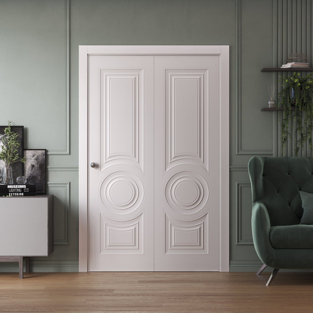 Interior Bi-fold Door | Basic 9801 | Hinges Handle – Homenetics
