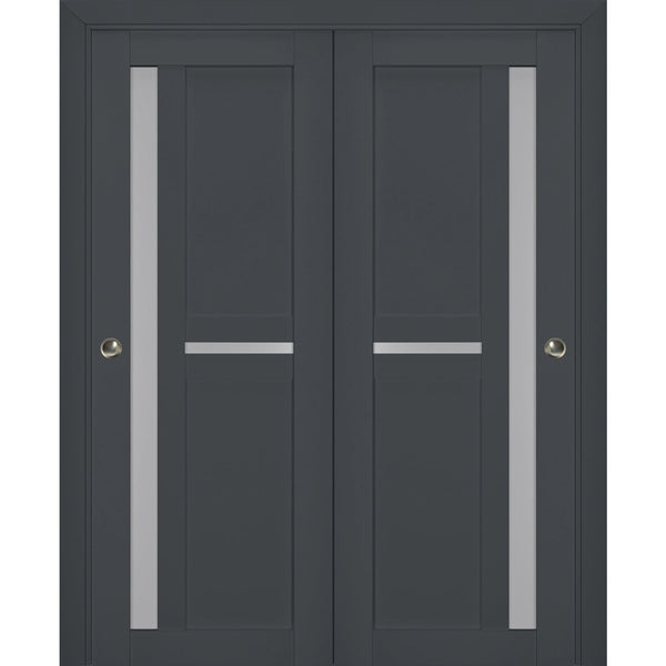 Interior Closet Bypass Door | Veregio 7288 | Hinges Handle