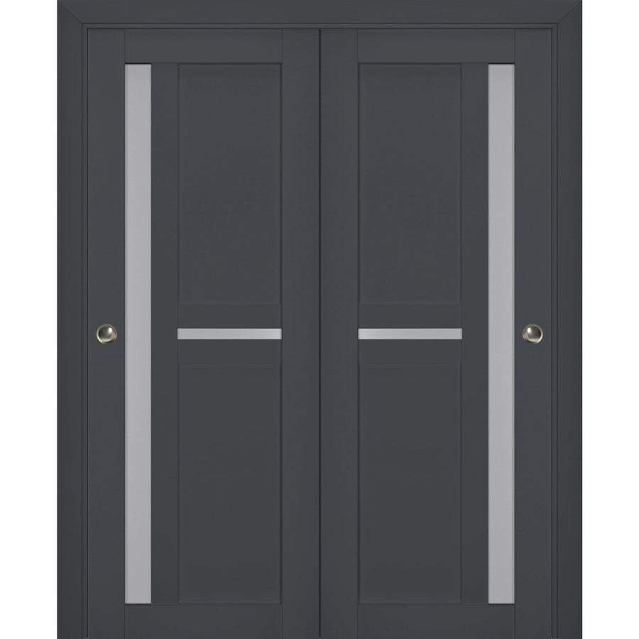 Interior Closet Bypass Door | Veregio 7288 | Hinges Handle