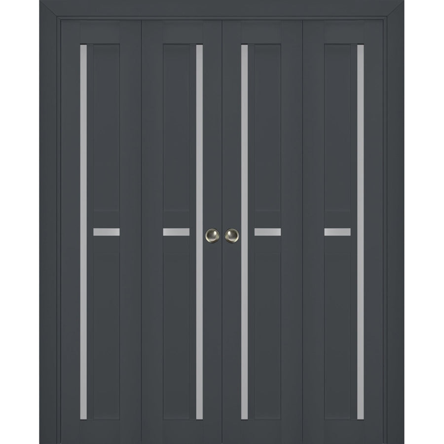 Interior Bi-fold Double Door | Veregio 7288 | Hinges Handle