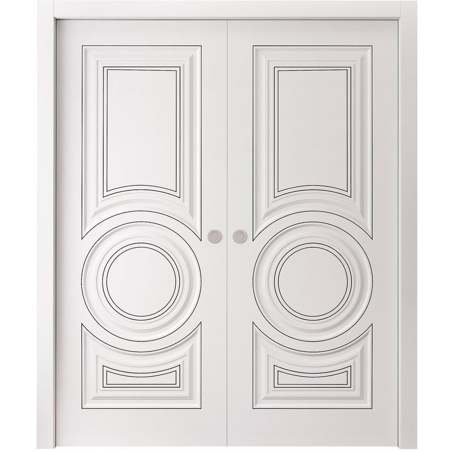 Interior Double Pocket Door | Royal 9855 | Hinges Handle